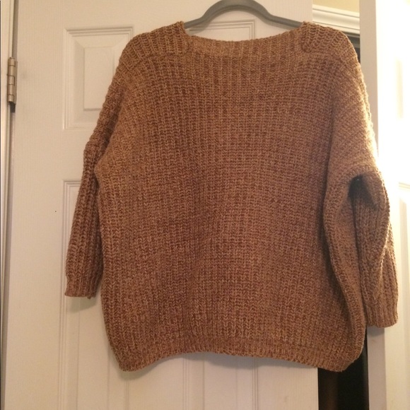 Shein Tan Oversized Cozy Sweater — One Size - Picture 2 of 2